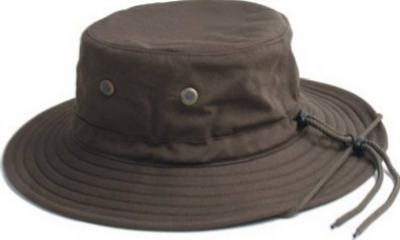 Sloggers Men's Classic Cotton Hat - Dark Brown