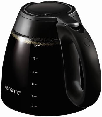 Mr. Coffee Coffee Maker Replacement Decanter, 12 Cup