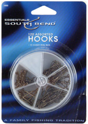 HARDWARE INTER SouthBend 120-Piece Assorted Fishing Hook Kit