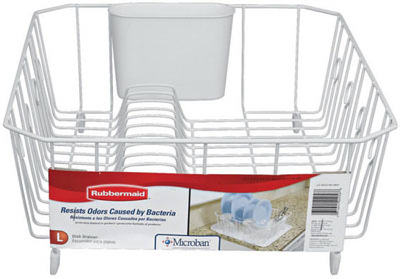 Buy Rubbermaid Wire Sink Dish Drainer Bisque