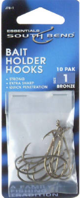 Baitholder Hooks, Size 2, 10-Pk.