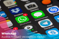 WhatsApp: Los audios se escucharán hasta dos veces más rápido