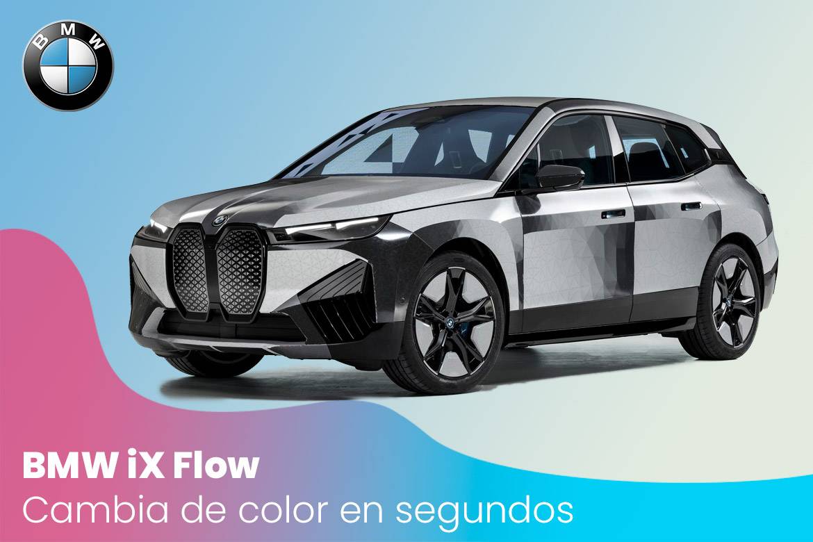 BMW iX Flow, el coche que cambia de color gracias a la tinta electrónica E Ink