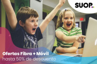 Suop lanza nuevas ofertas de fibra + móvil con un 50% de descuento