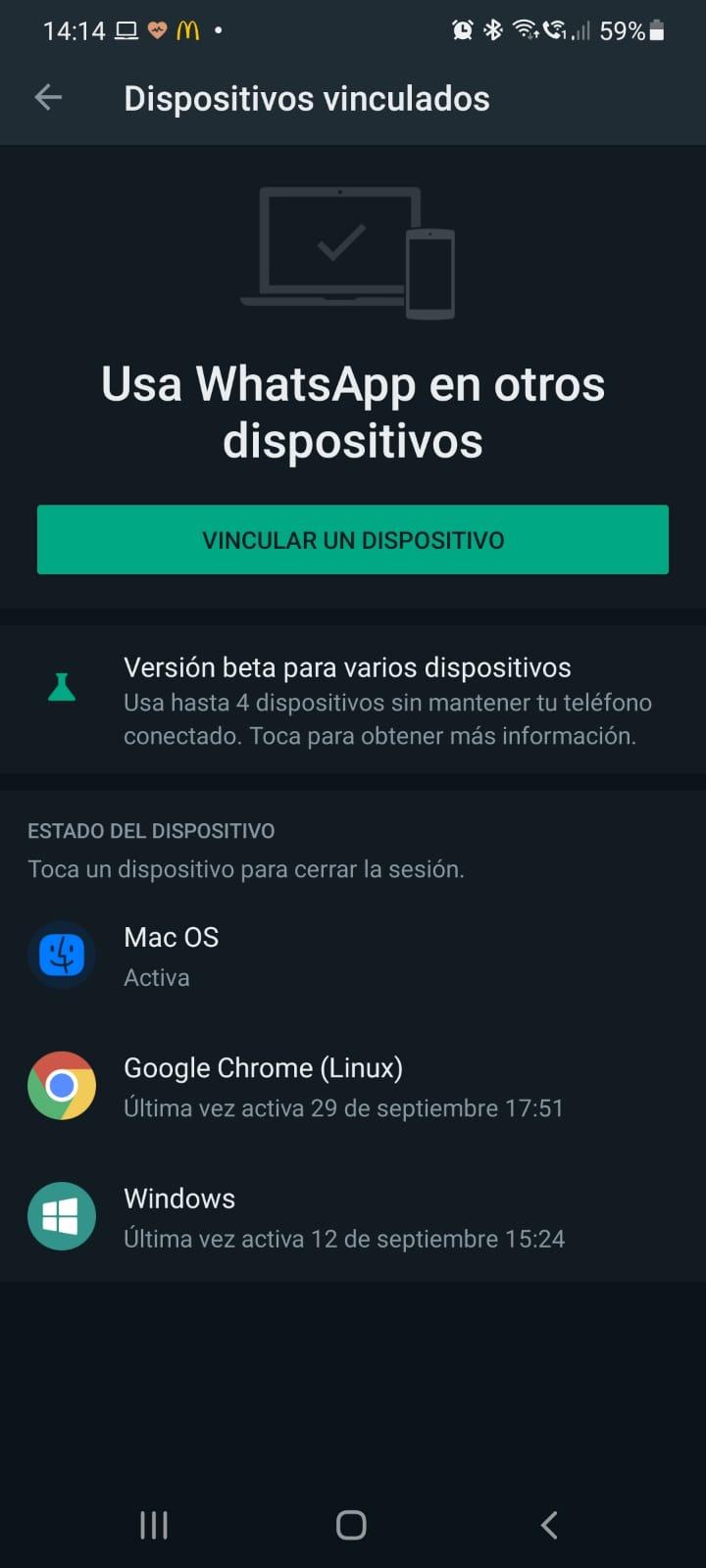 WhatsApp VIncular dispositivos WhatsApp VIncular dispositivos