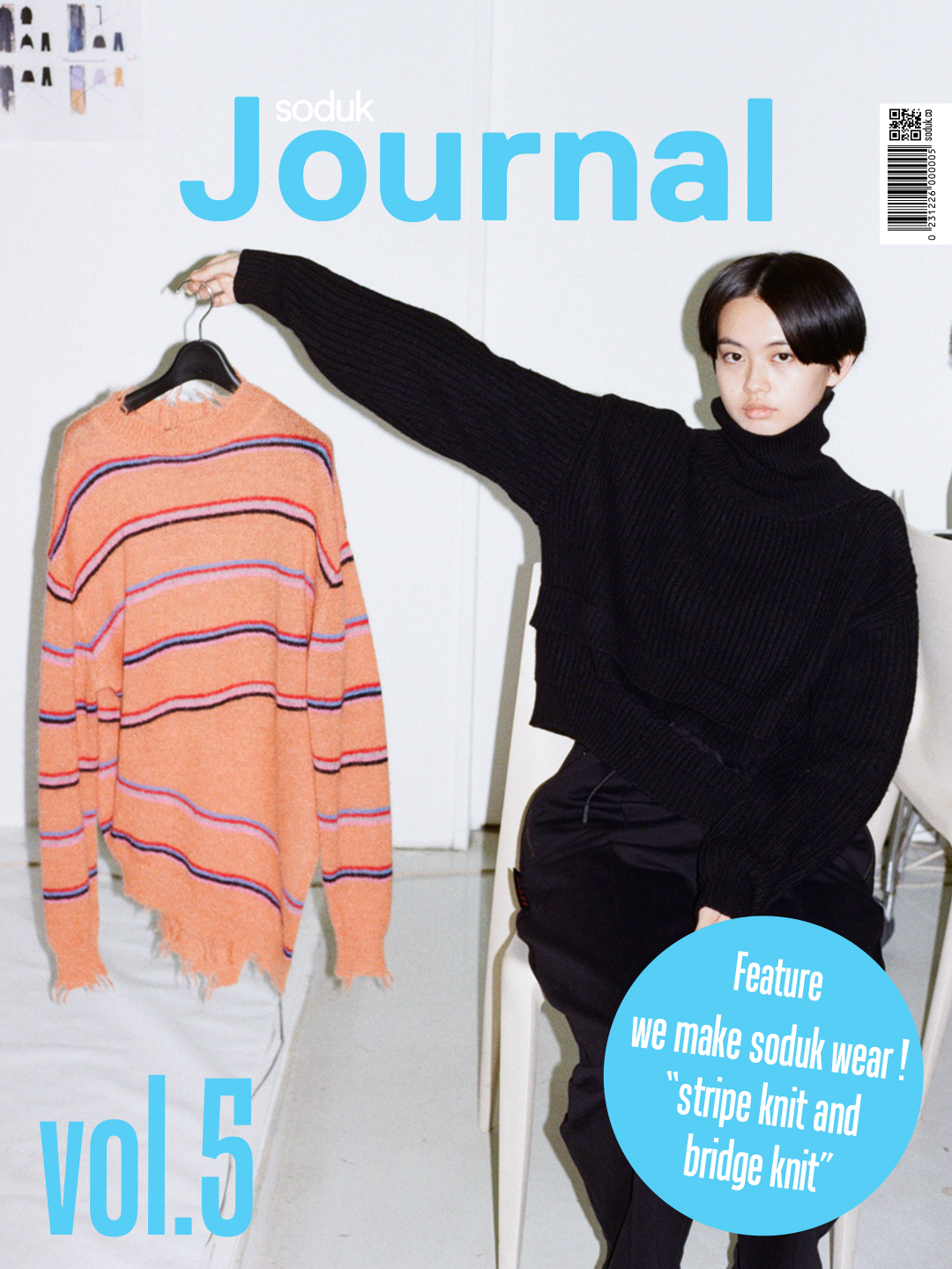 soduk journal vol.5 “we make soduk wear! - striped knit / bridge