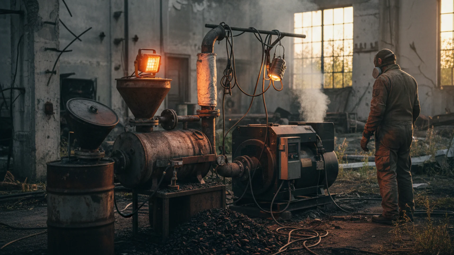 Turn Wood Into Gasoline: How Wood Gasifiers Generate Power When Fuel Runs Out