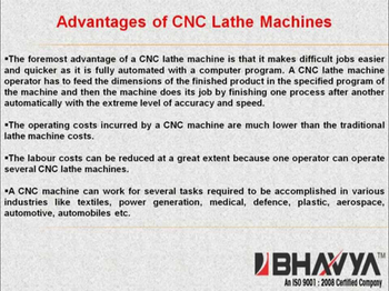 The Advantages of Using a CNC Lathe Machine