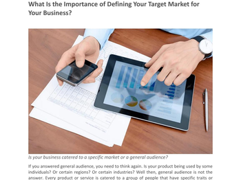 The Importance of Defining Your Market