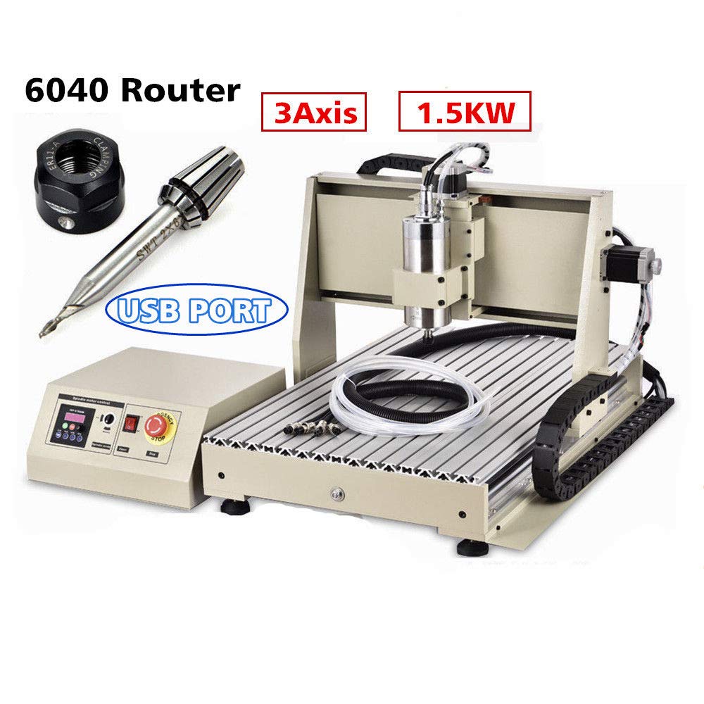 The USB 3 AXIS CNC 6040 Router Engraver 1500W Milling machine: a powerful and user-friendly machine perfect for anyone looking to get into CNC routing.