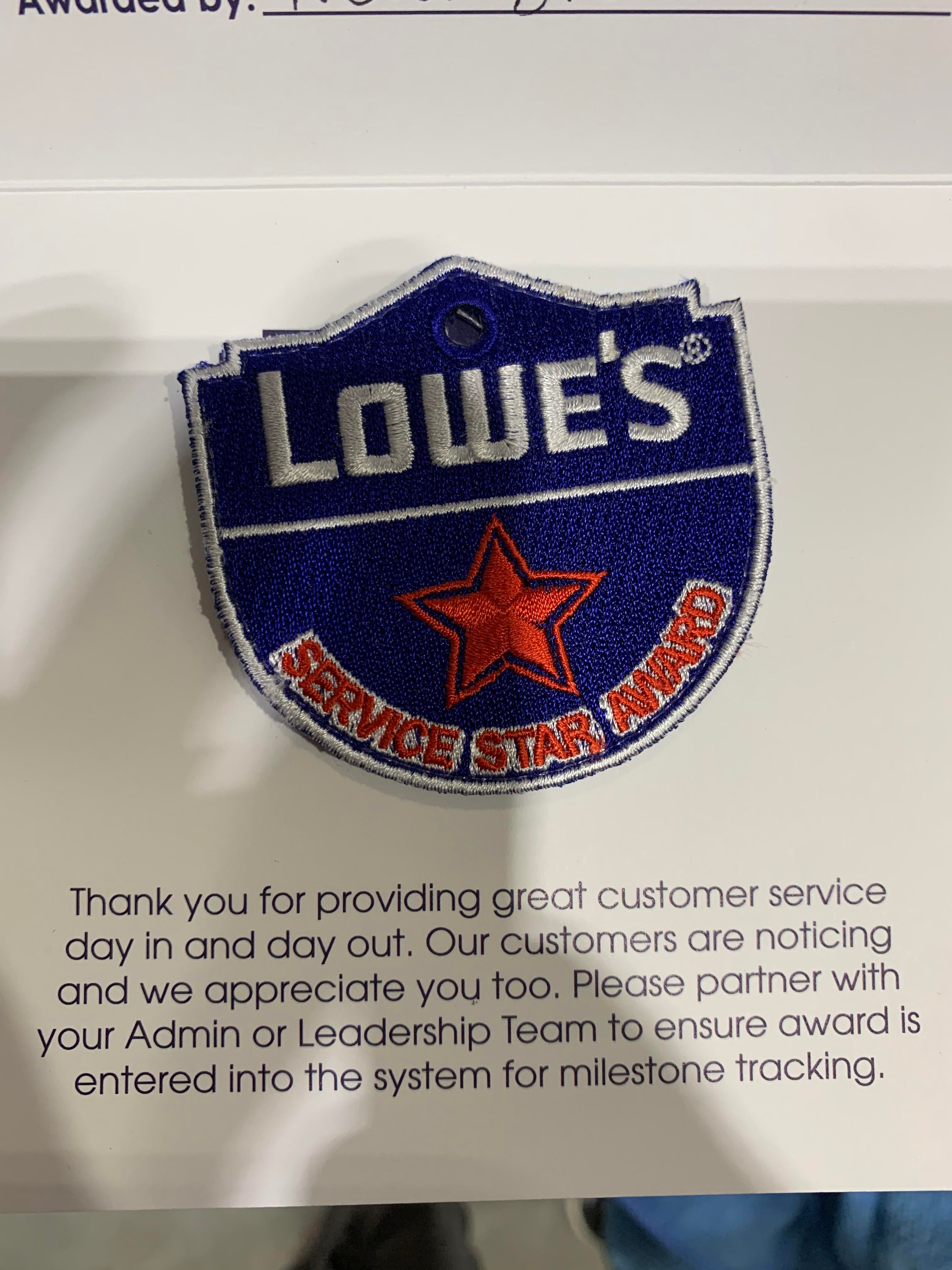 Great Service at Lowe's