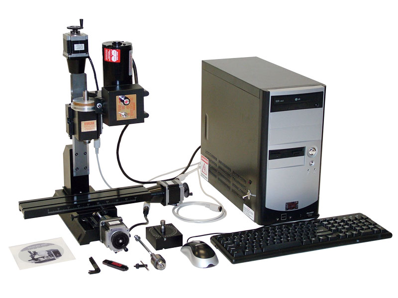 The New Deluxe CNC Mill System from Sherline Products