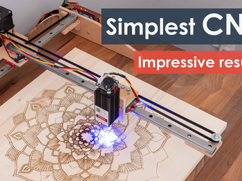 A mini CNC machine is a great way to create parts for projects