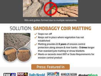 The Erosion Control Mattress: An Affordable Solution to Soil Erosion