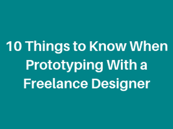 Designing a Prototype with a Freelance Prototype Design Engineer
