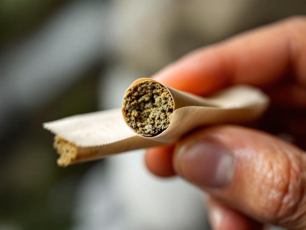 1g pre-roll showing compact size