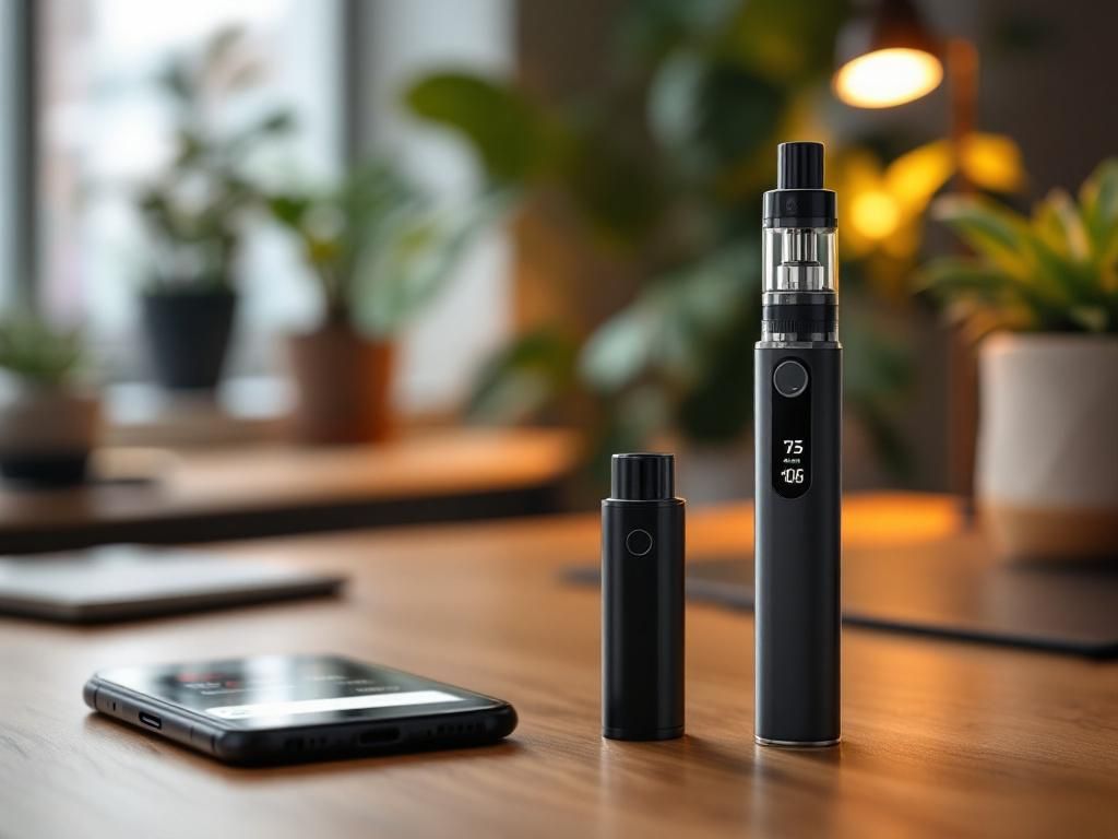 Smart vape pen with temperature control