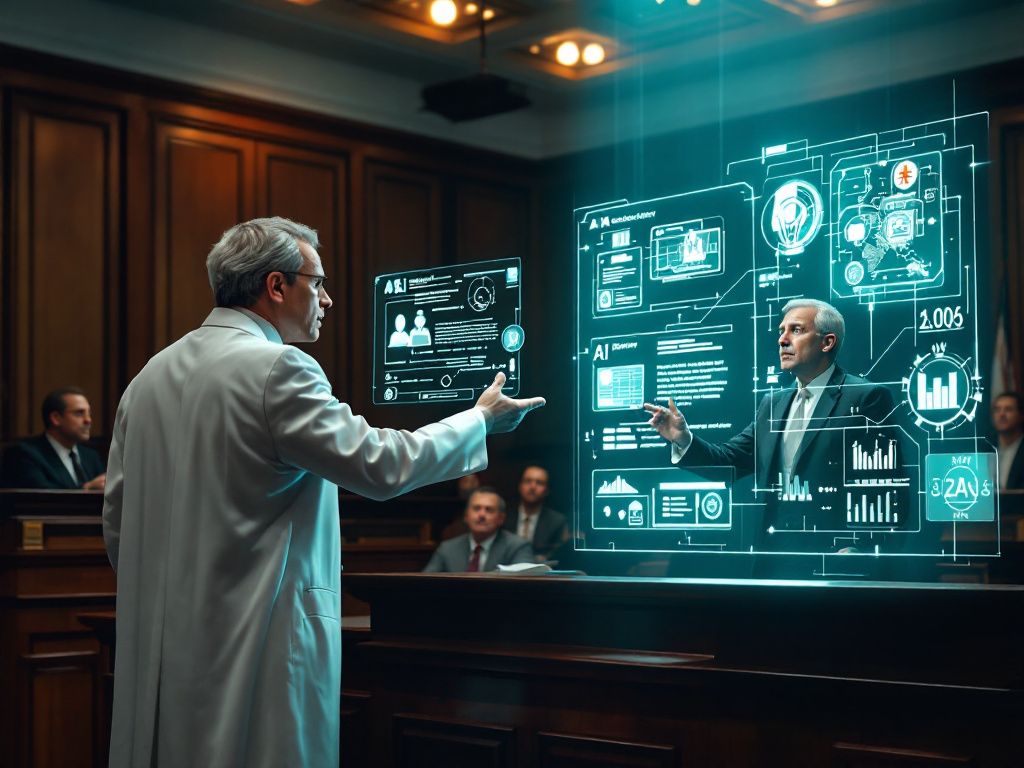 AI transparency challenges in courtroom setting