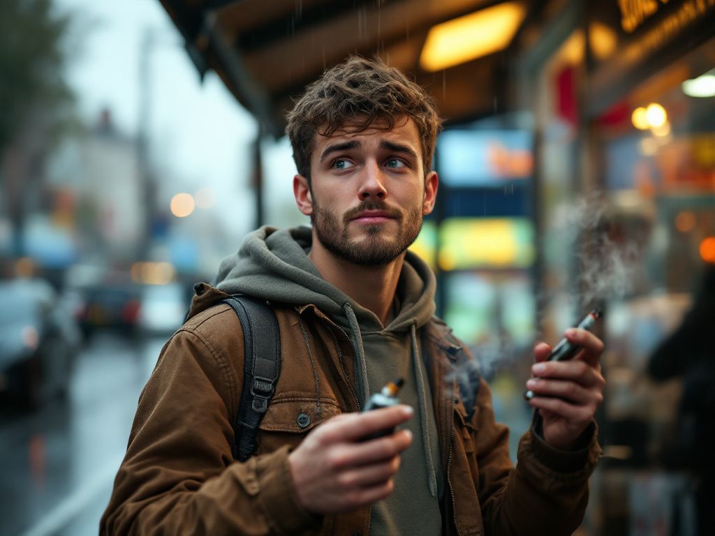 British cannabis user dealing with unpredictable weather