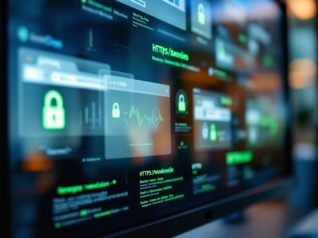 Browser displaying SSL security certificates