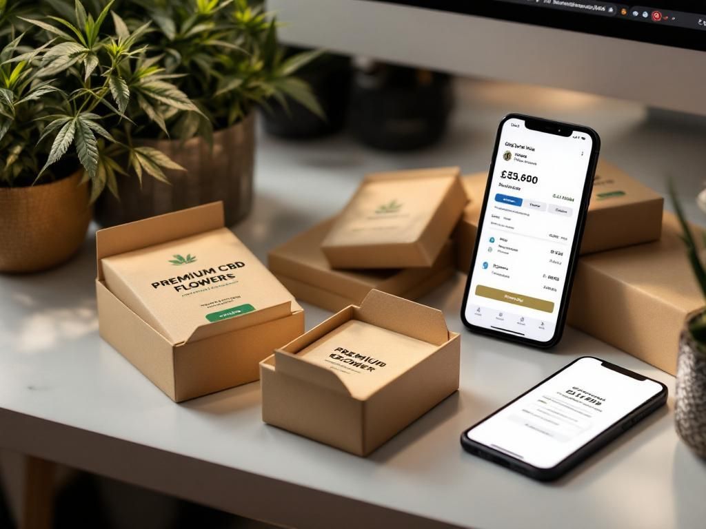 Discreet CBD flower delivery packaging