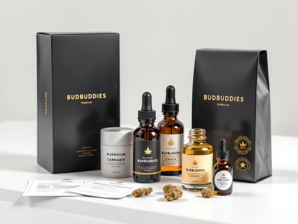 Premium cannabis products with quality assurance certificates