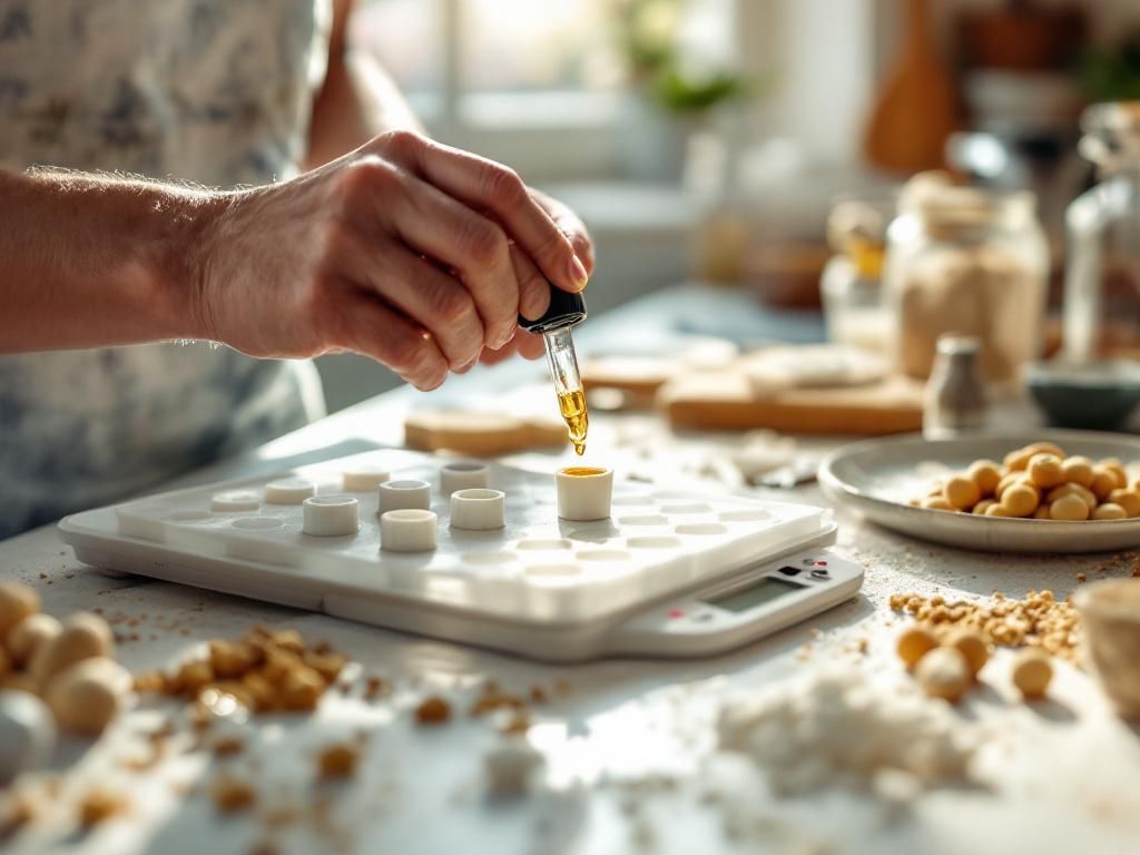 Precise cannabis edible dosing measurement