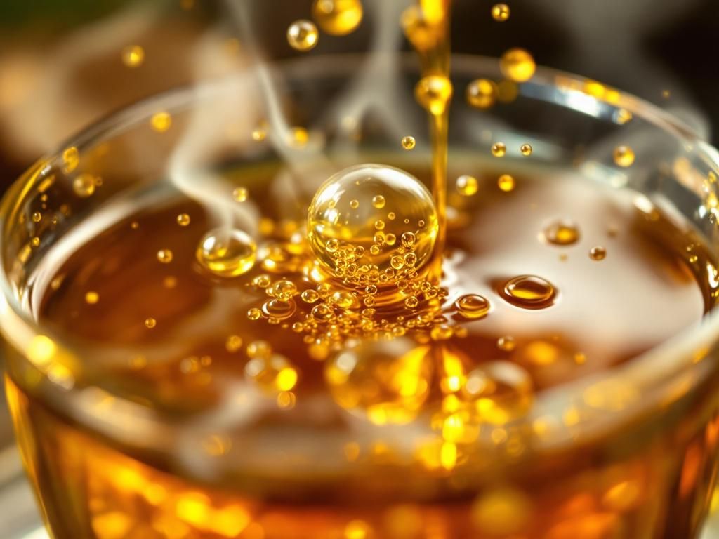 Scientific visualization of cannabinoid extraction in tea