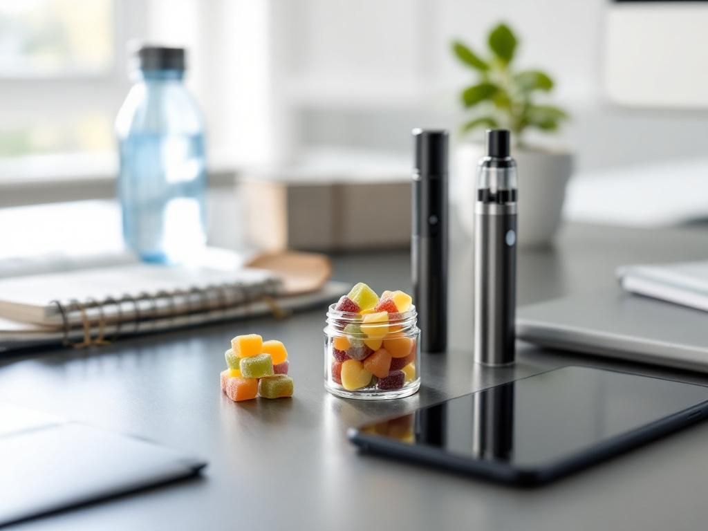 Cannabis products integrated into daily routine