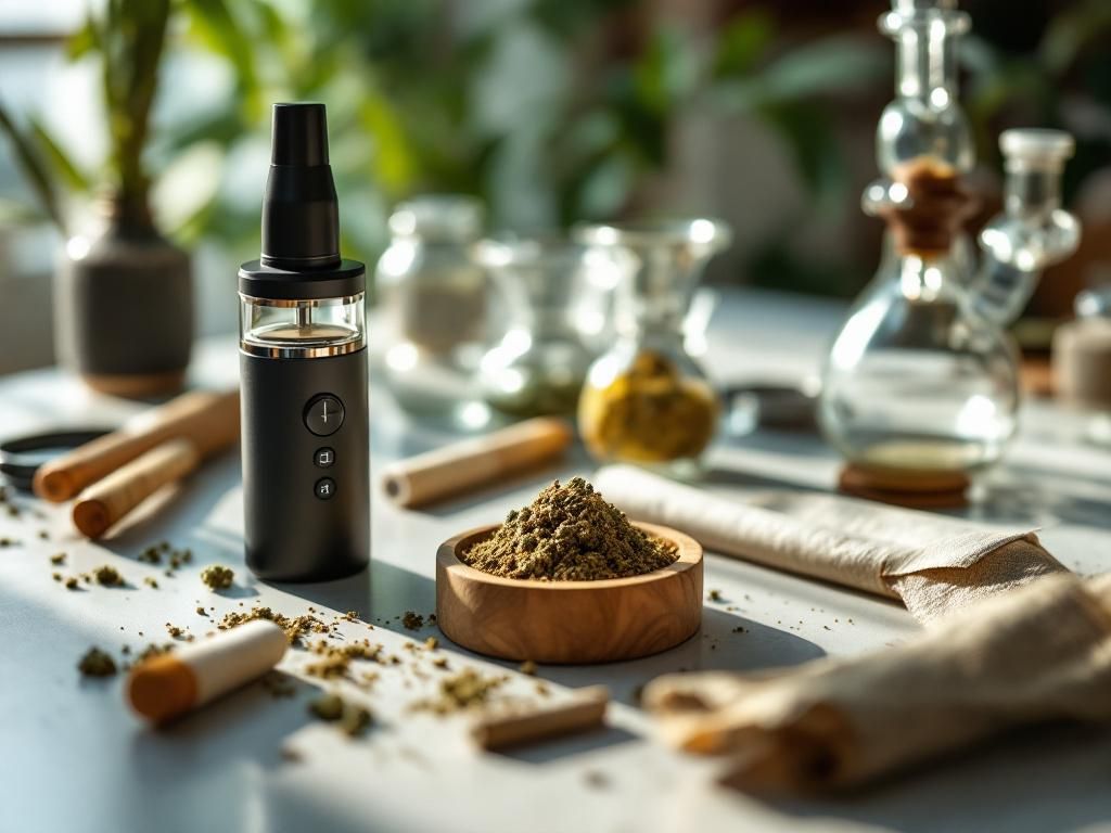 Various cannabis consumption methods and equipment