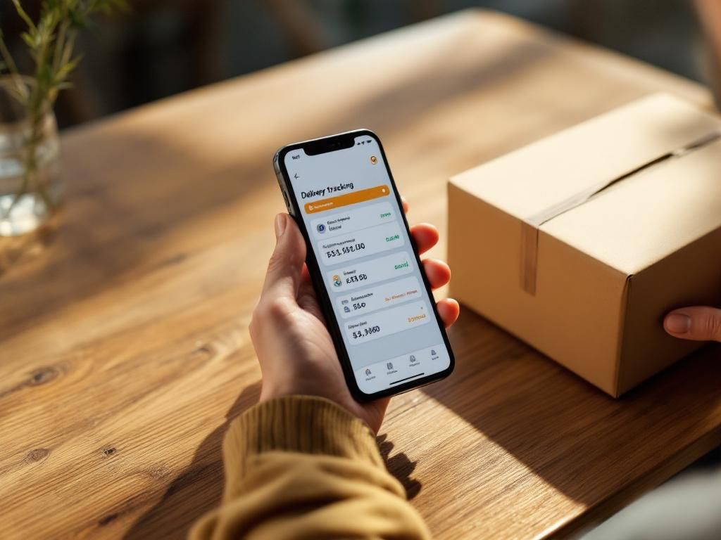 Tracking cannabis delivery on smartphone