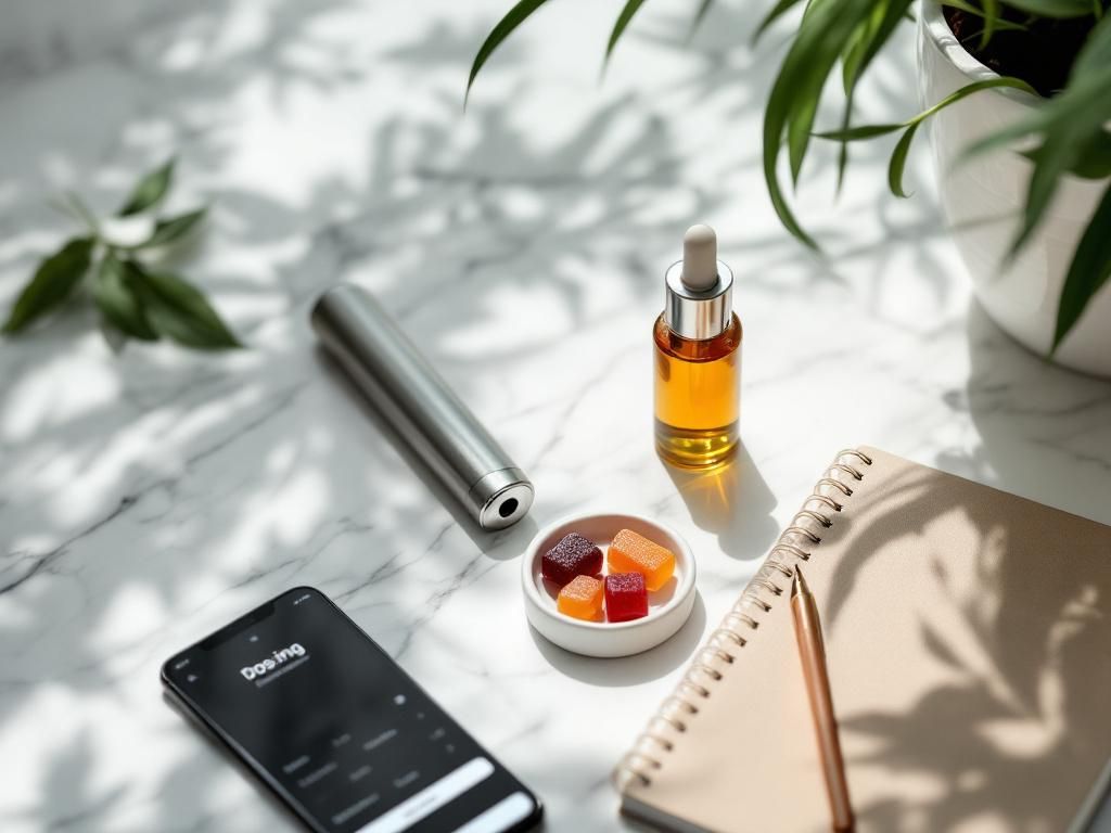 Modern cannabis dosing methods and tracking tools