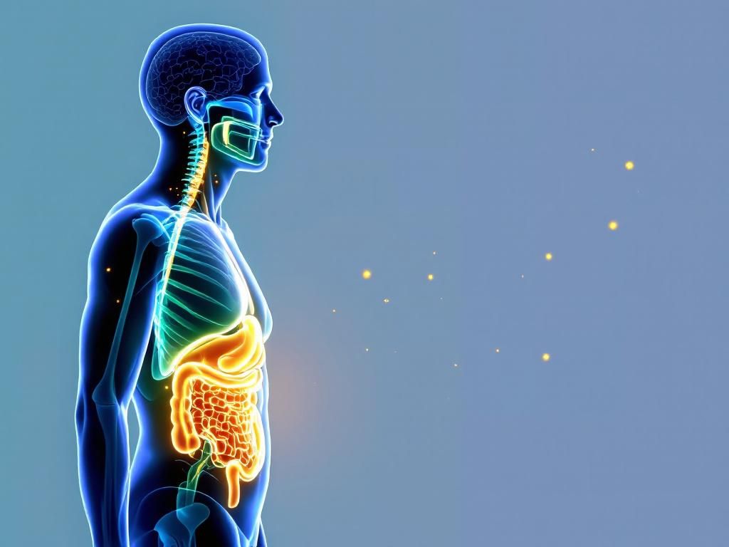 Cannabis edible digestion process illustration
