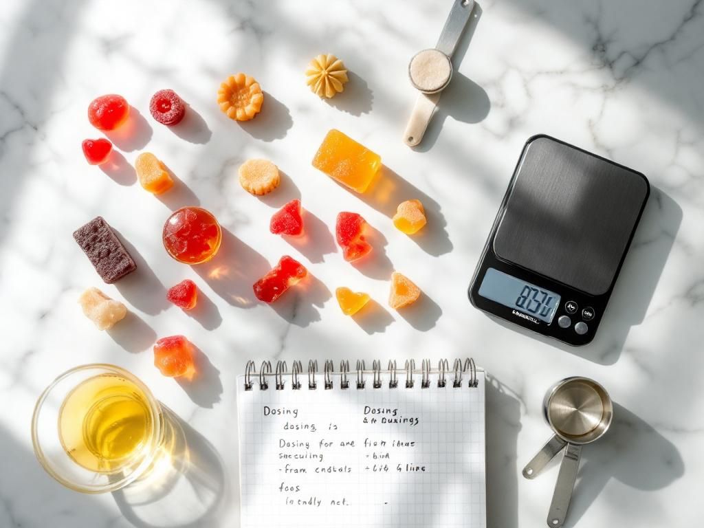 Cannabis edible dosing and measurement setup