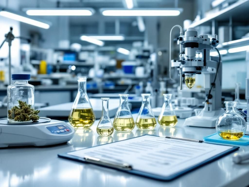 Cannabis laboratory testing and quality control