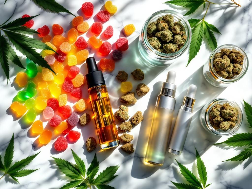 Diverse range of premium cannabis products
