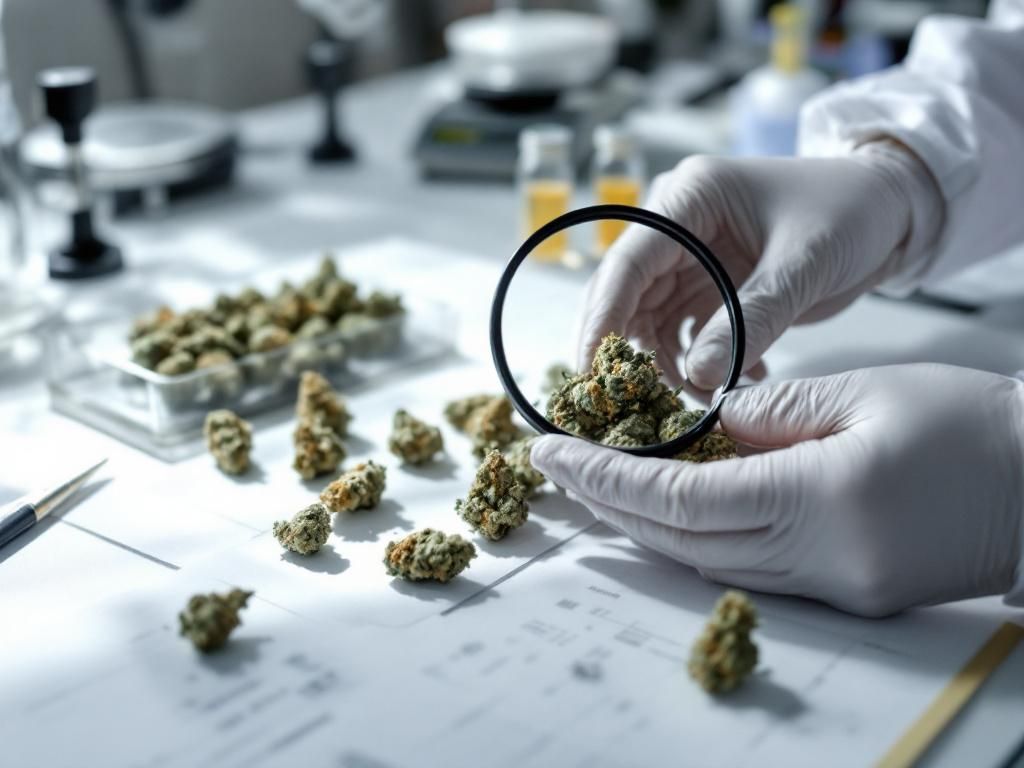 Cannabis quality testing and verification