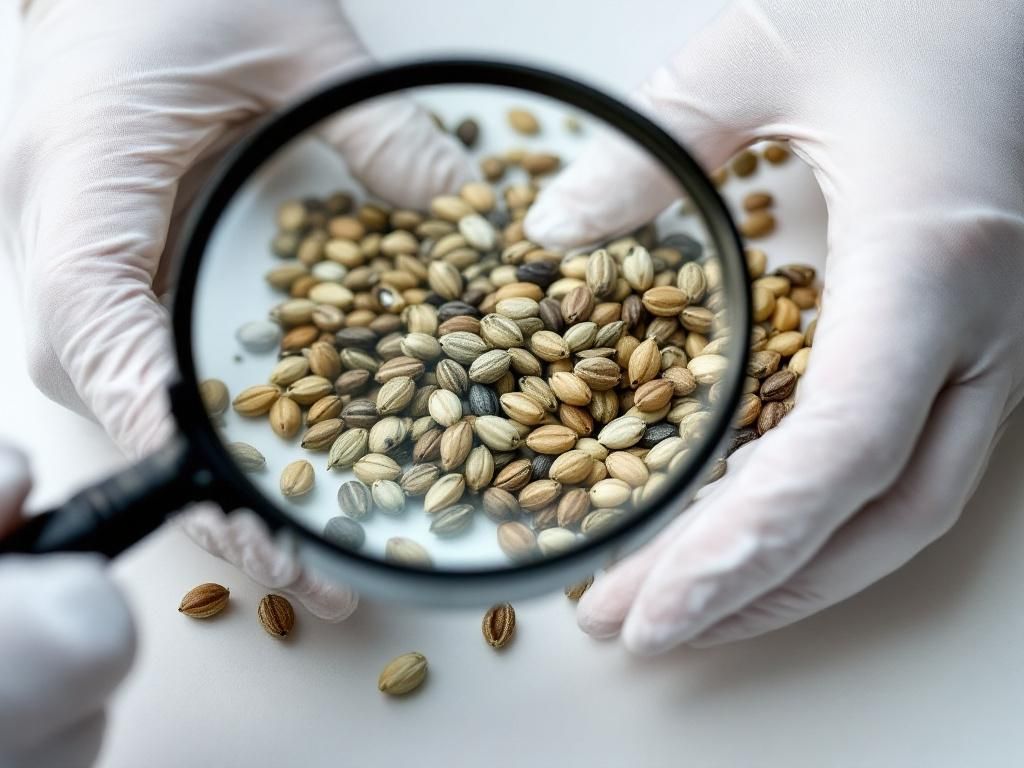 Professional cannabis seed quality assessment