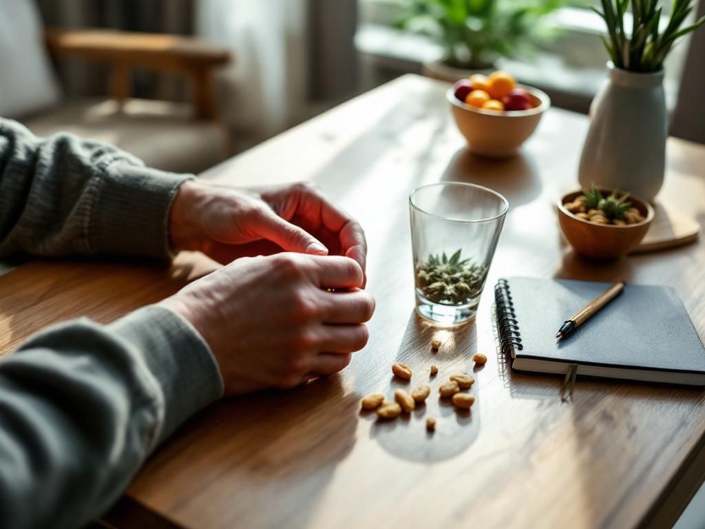 Preparing essentials for first cannabis session