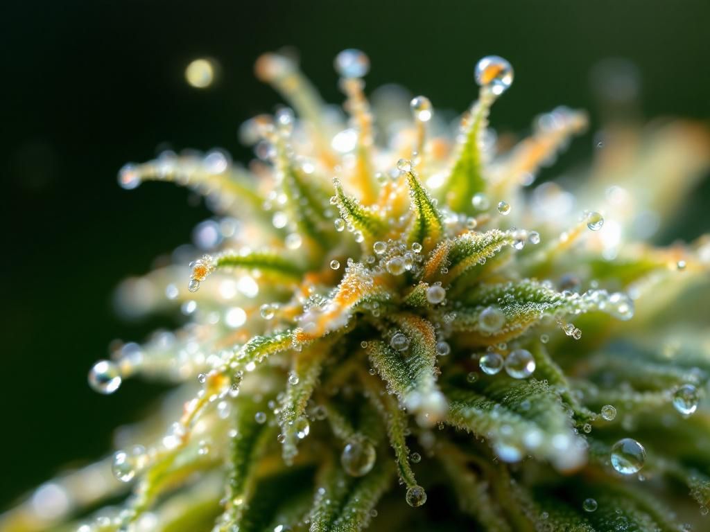 Cannabis trichomes producing limonene terpenes