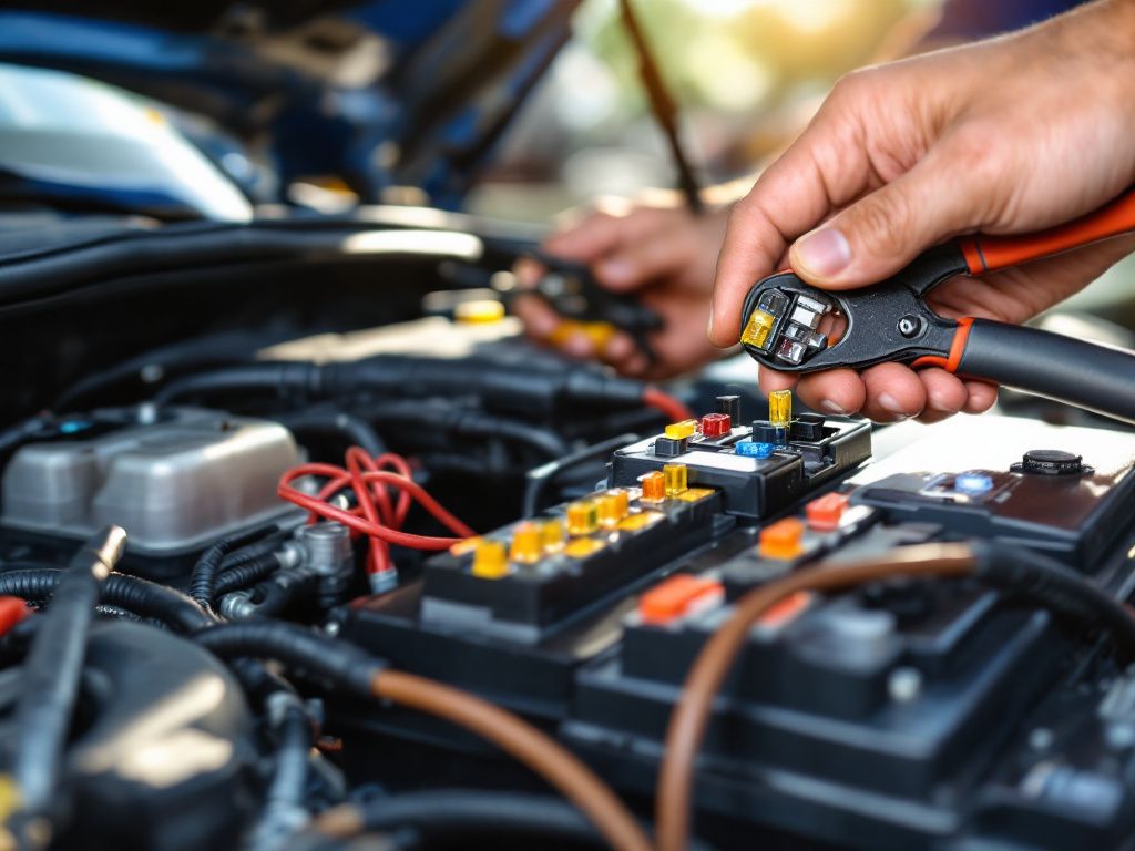 Installing car audio system fuses