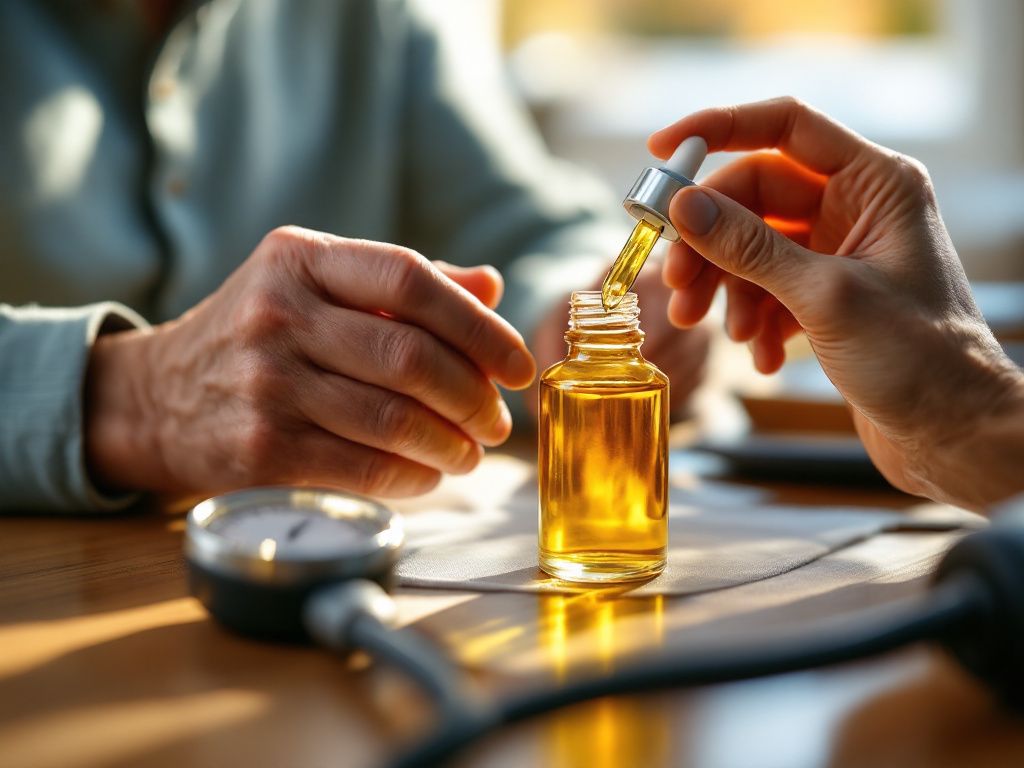 CBD oil for blood pressure support