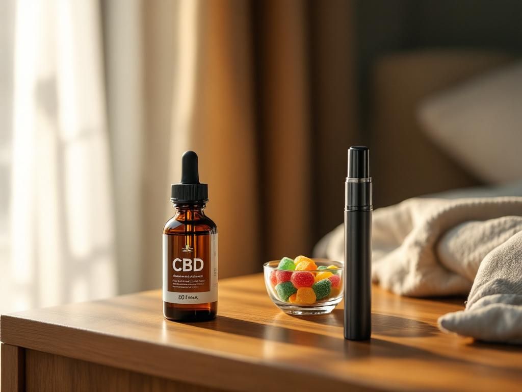 CBD oils, gummies, and vapes for sleep