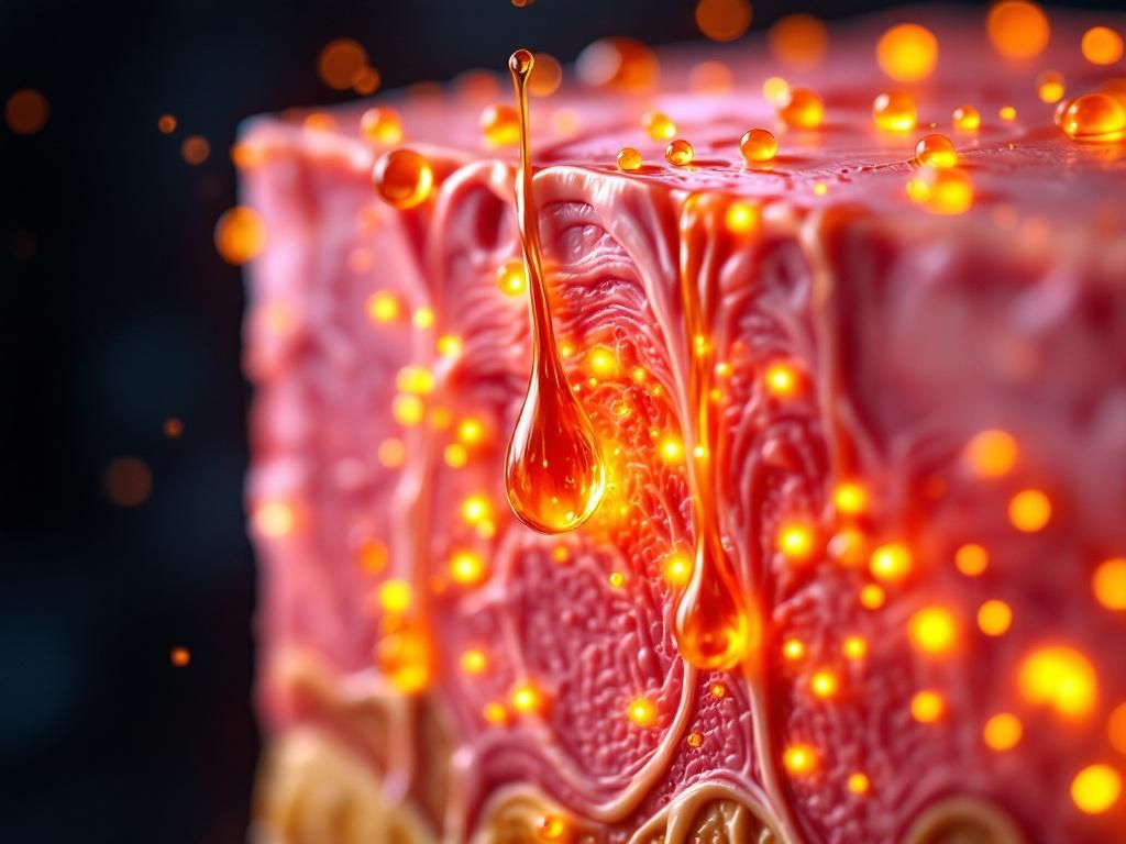 CBD absorption through skin layers