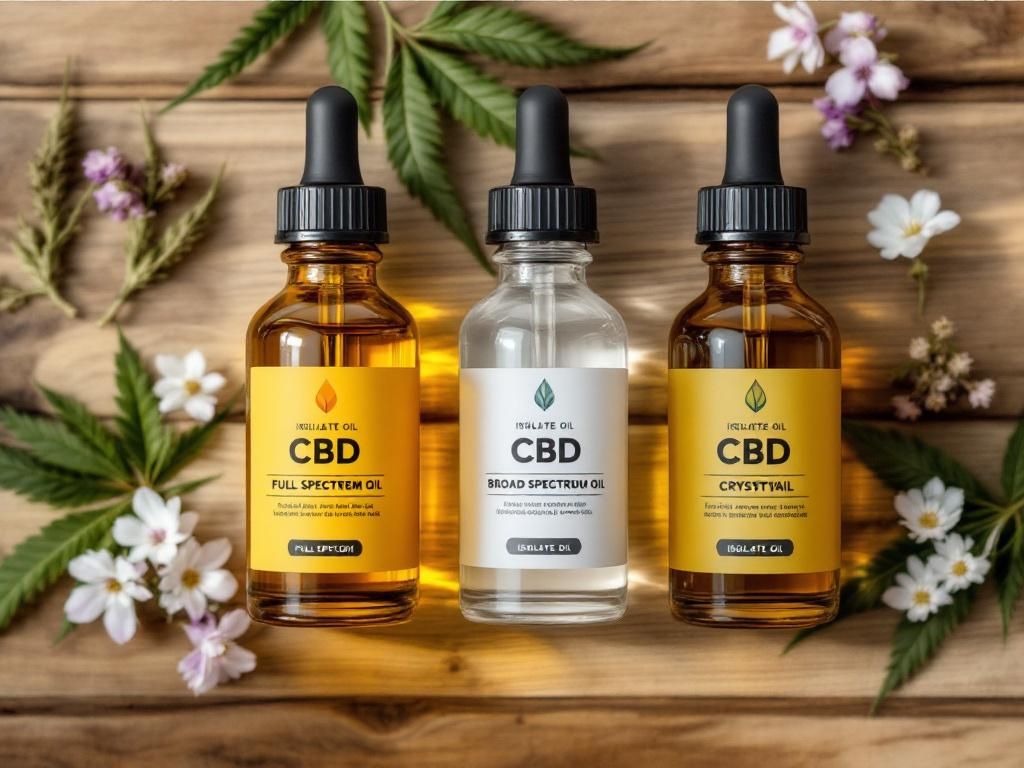 Full spectrum broad spectrum isolate CBD