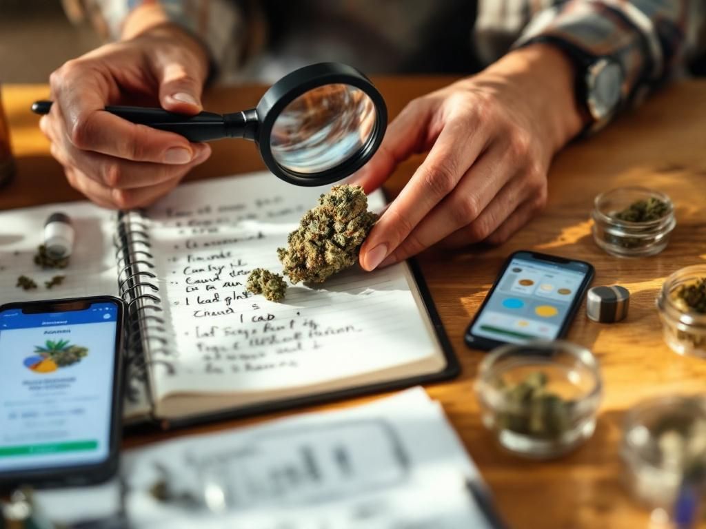 Cannabis strain selection and evaluation process