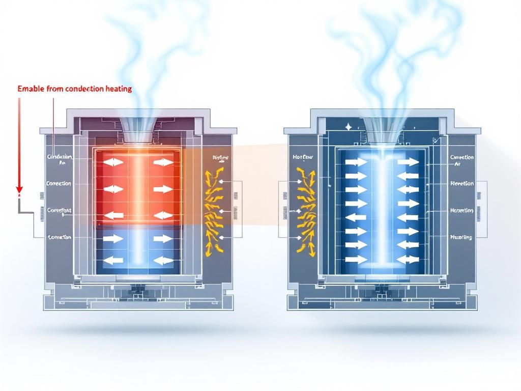 Conduction versus convection vaporizer heating methods