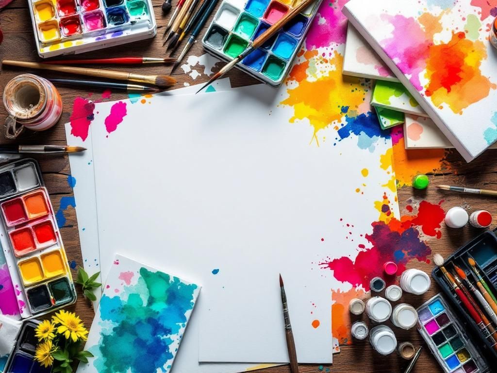 Art supplies for creative couple activities