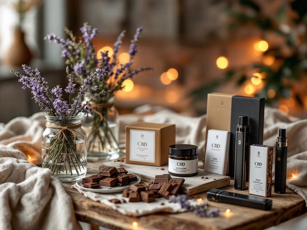 Premium cannabis wellness gift collection