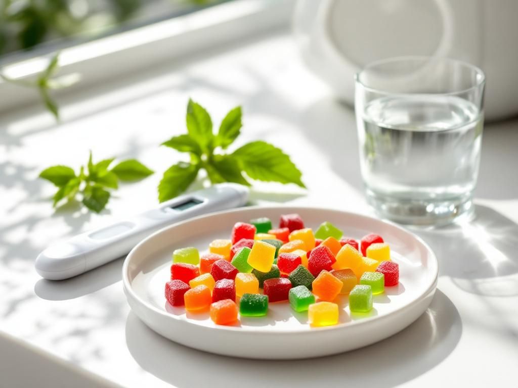 Diabetic-friendly cannabis gummies for health management